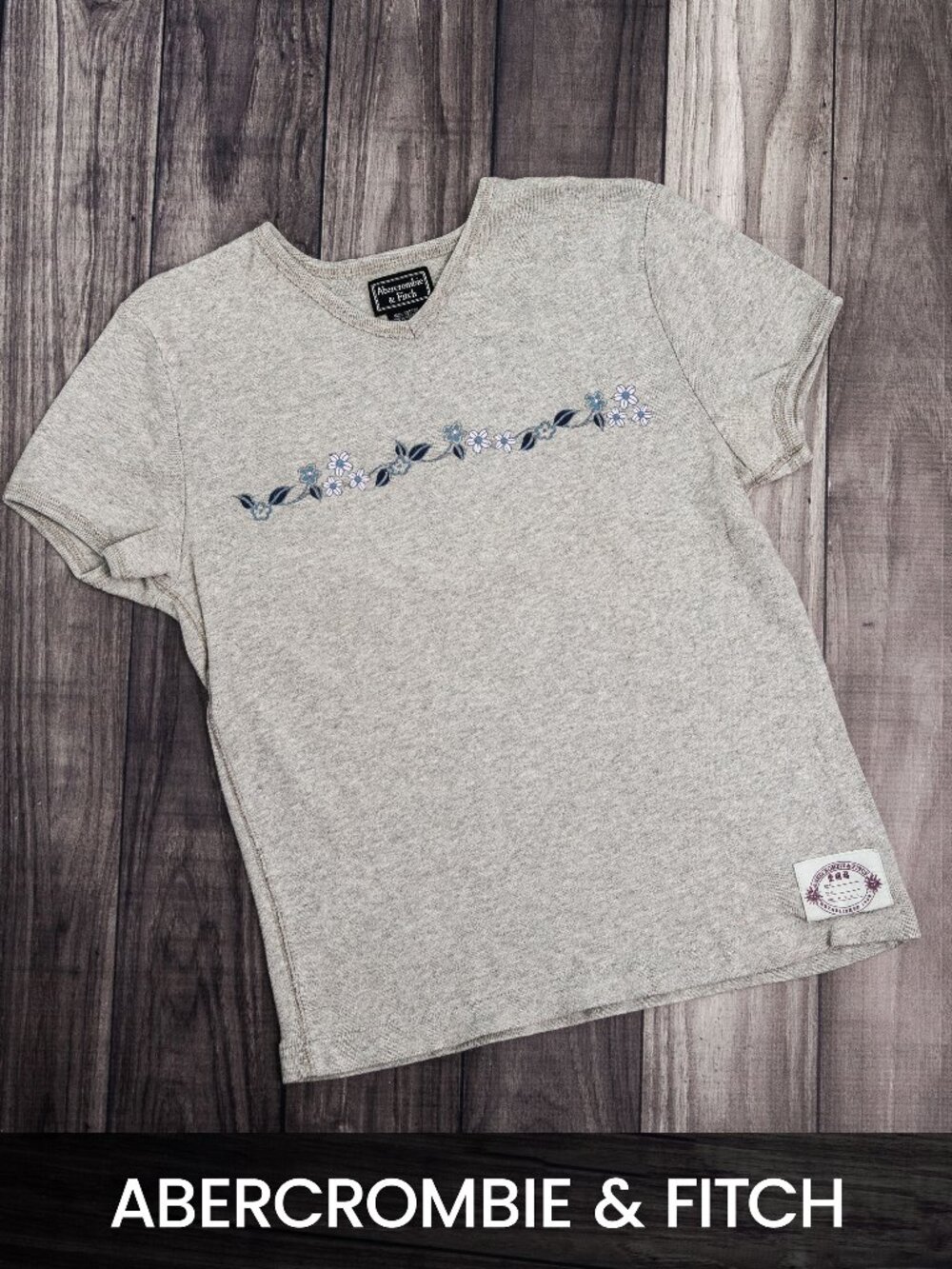 Abercrombie & Fitch Grey Short Sleeve Tee